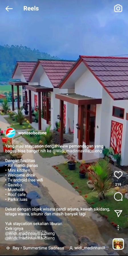 Villa Madinna Dieng Diyeng Εξωτερικό φωτογραφία